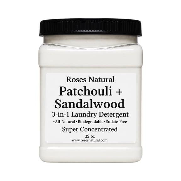 3-in-1 Natural Laundry Powder- Patchouli + Sandalwood