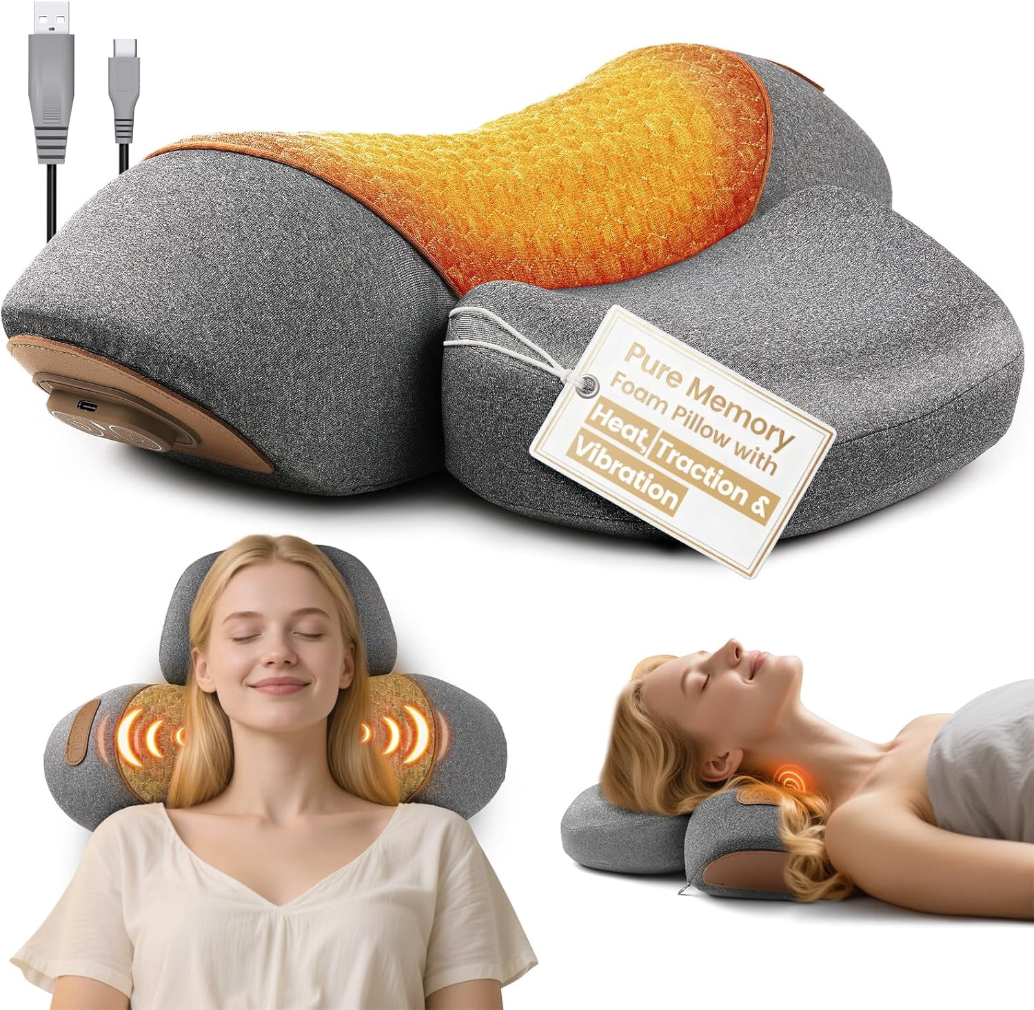 Photo inspiration: 3 In 1 Neck Massager Pillow For Pain Relief Deep Photo Inspiration