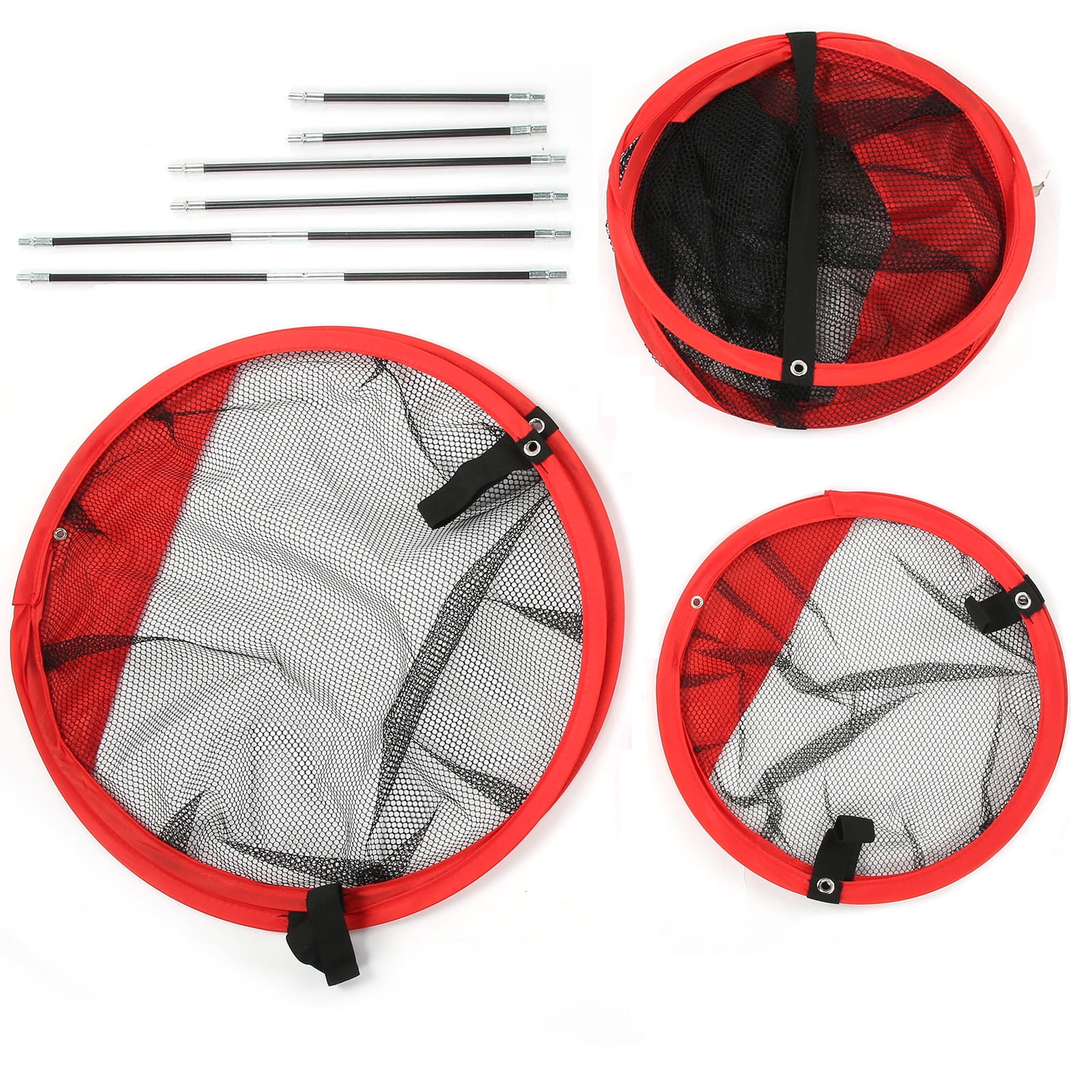 3 in 1 Nylon Indoor and Outdoor Golf Chipping Practice Backyard Training Foldable Net