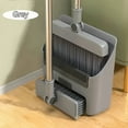 thumbnail image 1 of [ 3-in-1 Or 4-in-1 Foldable Space Saving ]Broom And Dustpan Set Multifunctional Upgraded Version, 1 of 5
