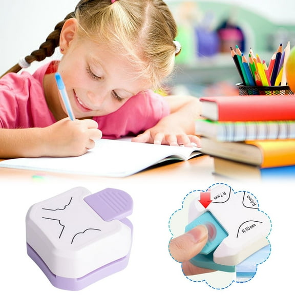 3-in-1 Paper Cutter for Scrapbooking, Photo Editing & Card Making - Precision Corner Trimmer with Multiple Angle Cuts, Compact & Portable Crafting Tool for Beginners & Professionals