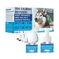 thumbnail image 1 of 3-in-1 Pet Calming Diffuser with Pheromones - Reduces Stress, Anxiety, and Aggression in Dogs and Cats, Includes 1 Diffuser and 2 Refills (48ml each) for Continuous Use, 1 of 2