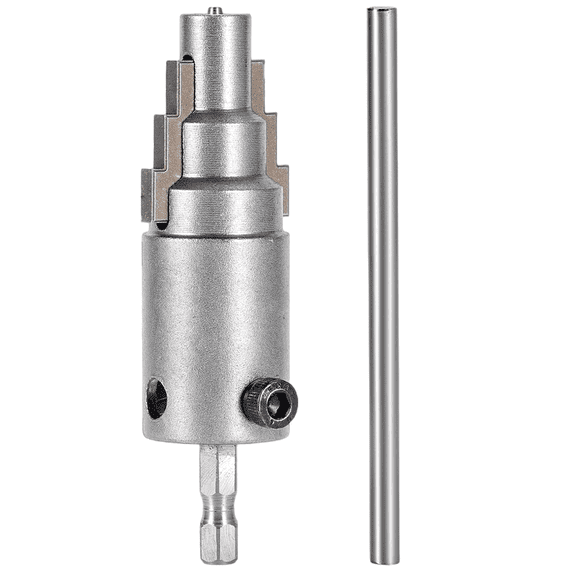 3-in-1 Pipe & Valve Extractor, 2026 New Broken Pipe Extractor Tool, Reverse Thread Remover for 1/2" 3/4" 1" Pipes, Electric Drill Internal Pipe Wrench for Rusted Damaged Faucet Bolts