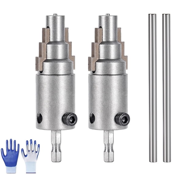 3-in-1 Pipe & Valve Extractor, 2026 New Broken Pipe Extractor Tool, Reverse Thread Remover for 1/2" 3/4" 1" Pipes, Electric Drill Internal Pipe Wrench for Rusted Damaged Faucet Bolts