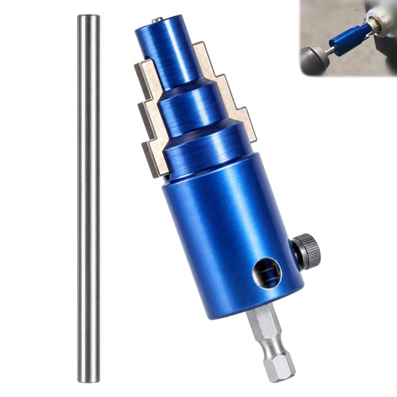 3-in-1 Pipe Valve Extractor, Broken Pipe Removal Tool for Drill, Fits 1/2", 3/4" & 1" Rusted Faucets & Angle Valves