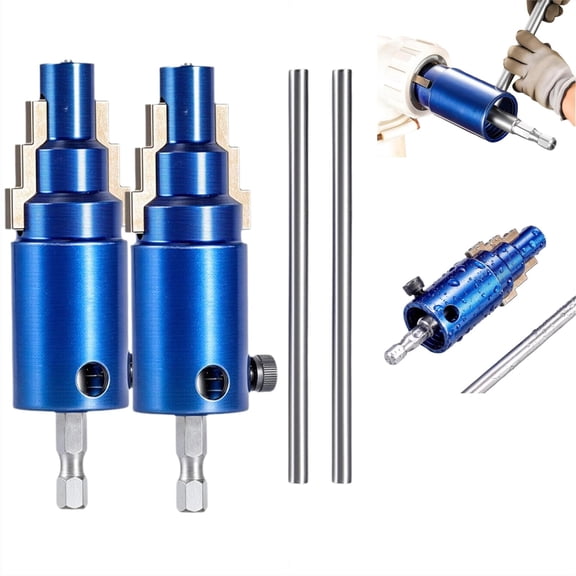 3-in-1 Pipe & Valve Extractor, Tool Removes Rusted Damaged Faucet Bolts Angle Valves 1/2",3/4",1"