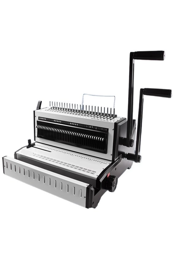 3-in-1 Plastic Ring/Metal Ring Binding Machine Comb-Style Punching Machine For Plastic/Metal Rings 2:1 Metal Ring Binding Machin ,Easy to Use