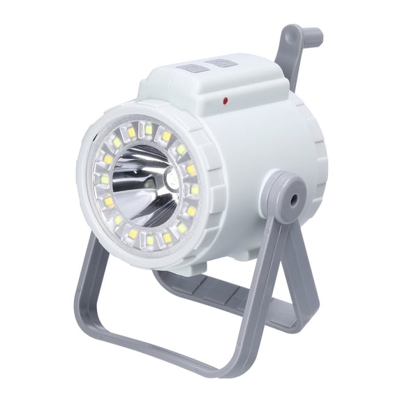 3-in-1 Portable Camping Lamp Hand Crank Tent Light Adjustable Colors