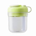 thumbnail image 1 of 3-in-1 Portable Ice Cubes Maker Bottle with Straw, Press-to-Release Touch-Free Ice Tray for Home and Travel, Spill-Proof Leak-Proof Chilled Beverage Vessel for Gym and Picnic, 1 of 6