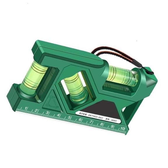 3 in 1 Portable Magnetic Spirit Level Ruler Leveling Aligner Woodworking Tool for Household Tasks with Strong Magnetism