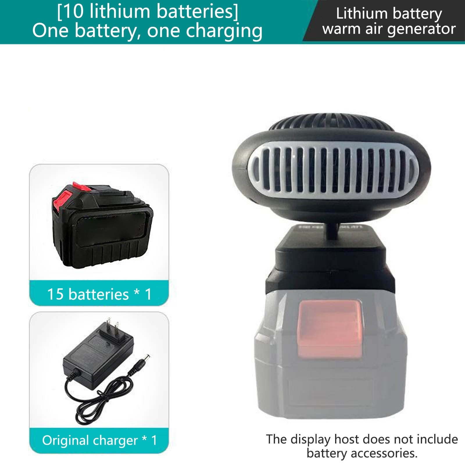 3-in-1 Portable Space Heater, Rechargeable Battery Operated Heater for Car Window Defog,for Car Office Indoor Camping Under Desk, 360 Flip Anti-Tilt, Long Lasting Heating
