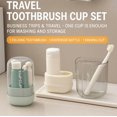 thumbnail image 1 of 3-in-1 Portable Travel Toiletries Set – Compact Toothbrush, Toothpaste & Mouthwash Cup Holder | Mini Toiletry Organizer for Business Trips, Camping & Daily Use TIKA, 1 of 8