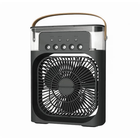 3-in-1 Portable USB Air Cooler Fan Humidifier, Compact Mini Cooling Device for Home Office Bedside Small Spaces