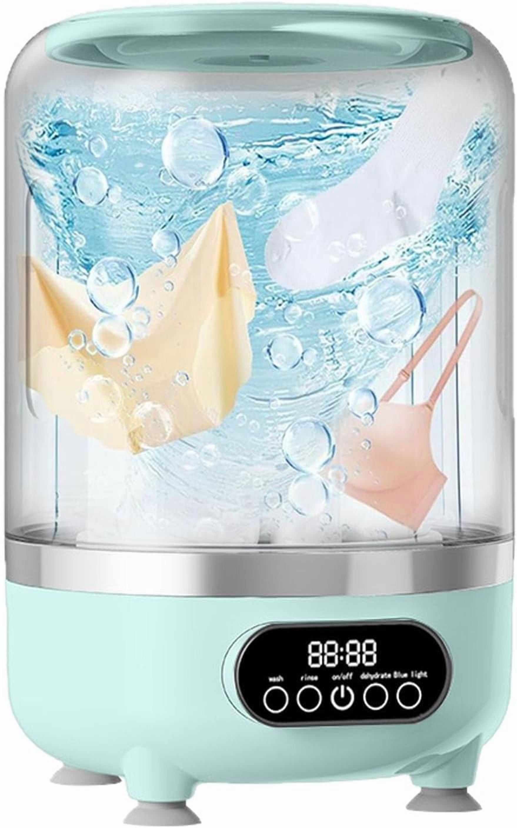 3-in-1 Portable Washing Machine, 3L Cordless Underwear  ,Mini Lavadora Portatil for Home, 3 Modes 3000mAh Laundry Machine for Apartment, Dorm, RV, Hotel Use  (Pink)