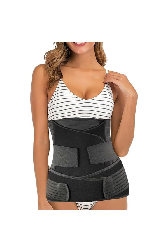3 in 1 Postpartum Belly Band Post Pregnancy Abdominal Belt for Women After Birth Belly/Waist/Pelvis Wrap Postnatal Shapewear