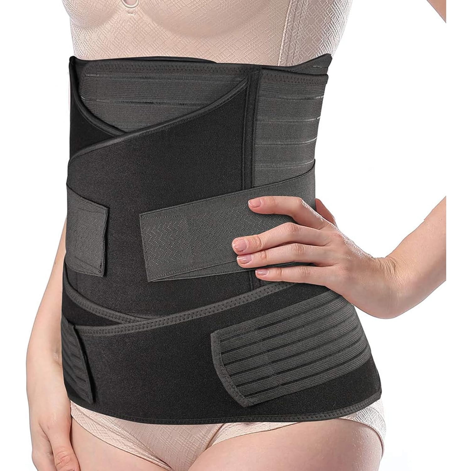 Frida Mom Postpartum Pregnancy Support Belt Adjustable Abdominal Binder Grey Walmart