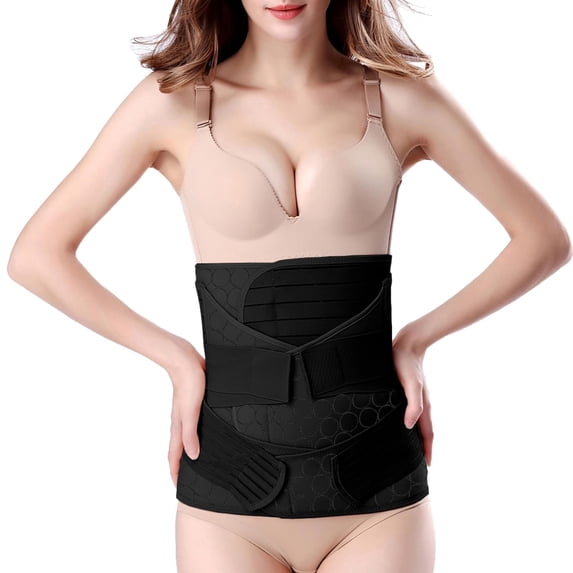 3 in 1 Postpartum Belly Wrap - Recovery Belly/Waist/Pelvis Belt Postpartum Belly Band.