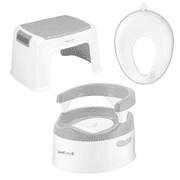 Jool Baby Potty Training Kit 3-in-1 Gray Chair, Trainer Seat, Step Stool