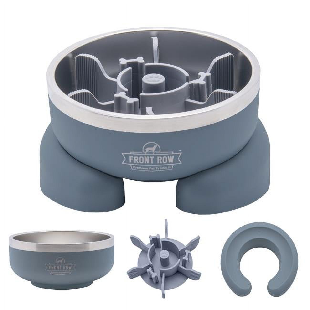 3in1 Premium Dog Bowl, w/ Double wall Stainless Steel Vaccuum