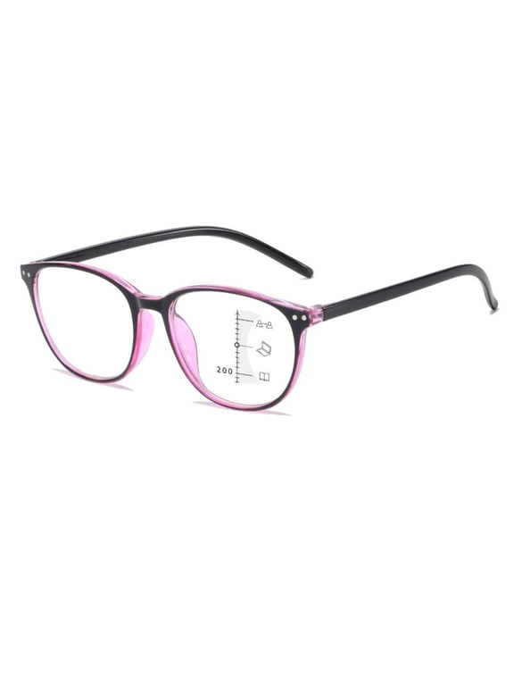 3 in 1 Progressive Multifocal Anti-Blue Light Reading Glasses Eyewear Far & Near Reading Glasses