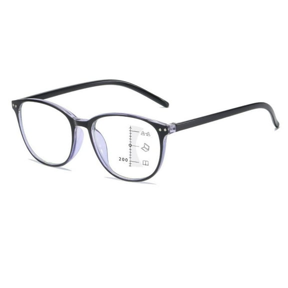 3 in 1 Progressive Multifocal Anti-Blue Light Reading Glasses Eyewear Far & Near Reading Glasses