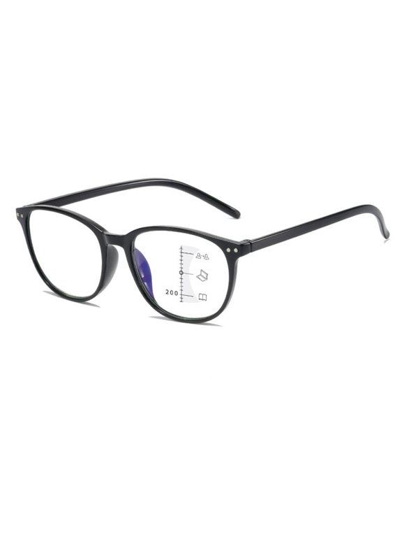3 in 1 Progressive Multifocal Anti-Blue Light Reading Glasses Eyewear Far & Near Reading Glasses