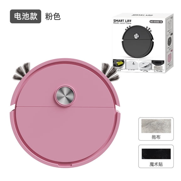 3-in-1 Robot Vacuum Cleaner with Smart Navigation, Auto Mopping, Multiple Cleaning Modes, Anti-Fall Sensors, Remote Control, Wi-Fi App, Pet Hair Removal C