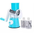 3in1 Rotary Cheese & Vegetable Grater with 3 Interchangeable Blades