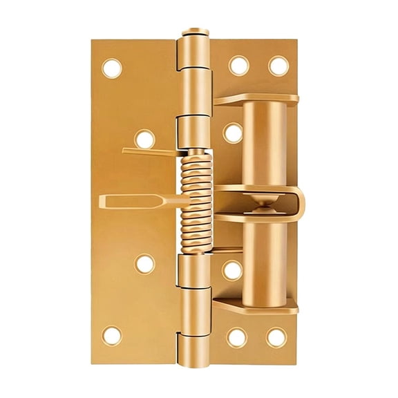 3-in-1 Self-Closing Door Hinge, Hydraulic Automatic Closer with 90 Degree Positioning, Adjustable Ball Bearing Spring Hinge for Cabinet and Furniture