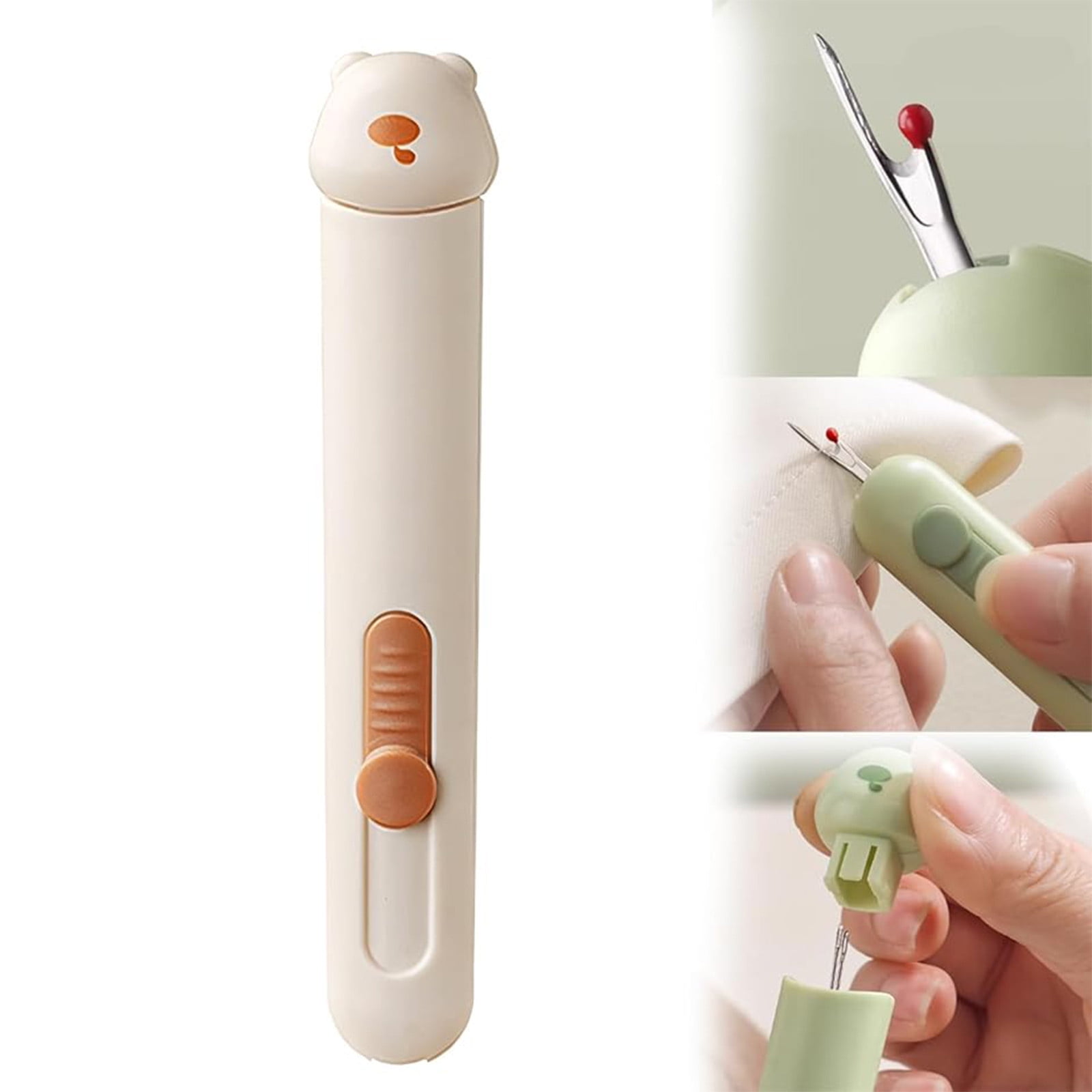 Vintage Style Silver Seam Ripper - Zinc Alloy & Steel Rust-Proof Sewing Tool For Household Crafting
