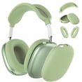 thumbnail image 1 of 3-in-1 Silicone Case Cover for AirPods Max Headphones, Anti-Scratch Ear Pad Case Cover/Ear Cups Cover/Headband Cover for AirPods Max(Green), 1 of 14