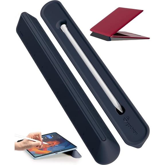 3 in 1 Silicone Laptop Stand, Keyboard Riser for Ergonomic Typing/Reading, Portable Cooling Home Office School and Travel, Oval Base, Midnight