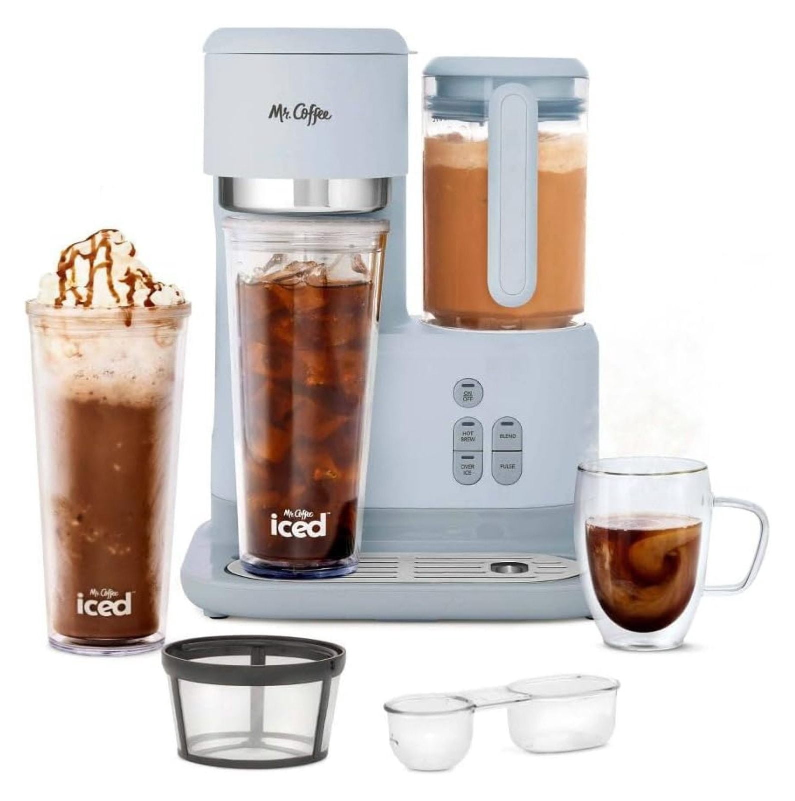Coffee 3-in-1 Single-Serve Coffee Maker and Blender 2-Cup Coffee Maker