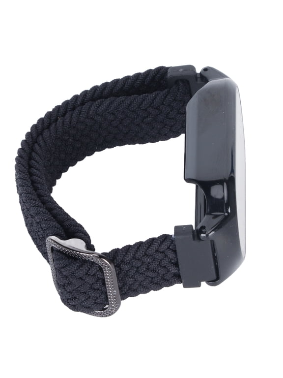 3 in 1 Smart Fitness Watch Strap Bumper Case Screen Protector Set Breathable Nylon Band Soft Shell Cover Accessories 1 Pack 10 in / 25.4 cm