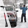 thumbnail image 1 of 3-in-1 Snow Shovel, Car Windshield Ice Scraper, Snow Brush Tool, Retractable Snow Removal Brush, Winter Vehicle Snow Clearing Essential, 1 of 6