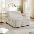 thumbnail image 1 of 3-in-1 Sofa Bed Chair, Convertible Sleeper Chair Bed  for Adults, Lounger Chair Single Bed for Living Room Bedroom, 1 of 7