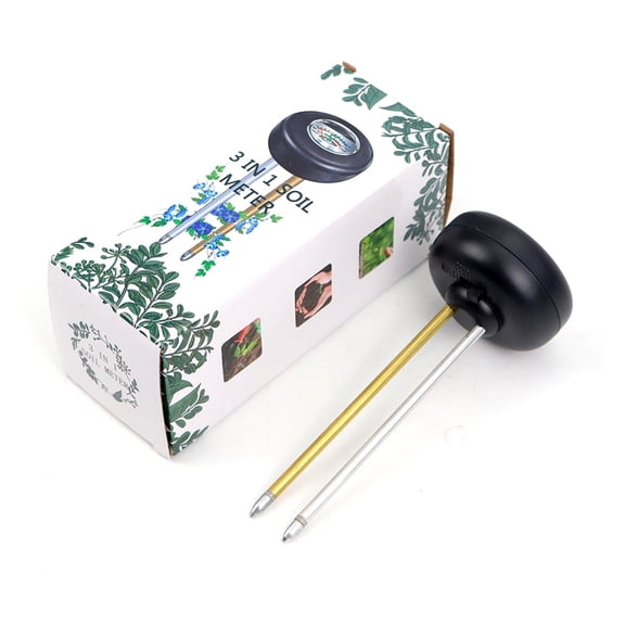 3-in-1 Soil Meter PH Moisture Fertility Test Tool for Flower Garden Lawns Planting Monitor Humidity Acidity Tester Sensor