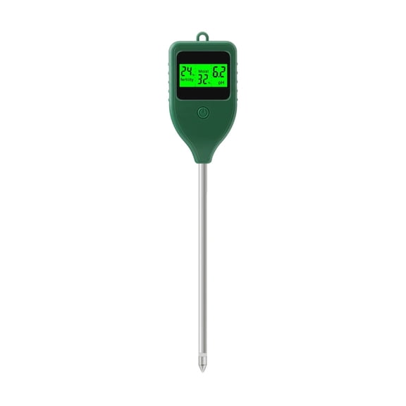 3-in-1 Soil Tester Fertility Humidity PH Meter Digital LCD Backlit Moisture Acidity Sensor For Outdoor Plants Gardening Farming