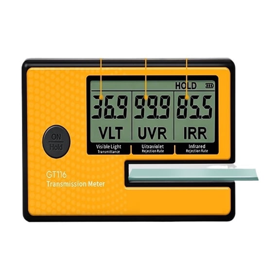 3-in-1 Solar Film Car Transmission Meter Digital Labs Tint Automatic Calibration Solar Film Meter VL UV IR Detection