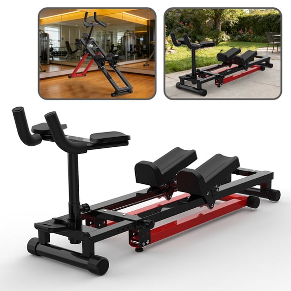 3-in-1 Spine Twist Stretcher, Stair Stepper, Waist Trainer, Adjustable Back Stretcher Machine for Lower Back Exercise, Core Activation, Full-Body Workout
