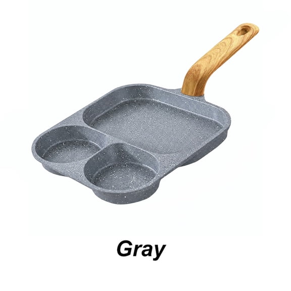 3-in-1 Split Non-Stick Frying Pan Set, Versatile Cooking Surface, Durable Kitchen Cookware