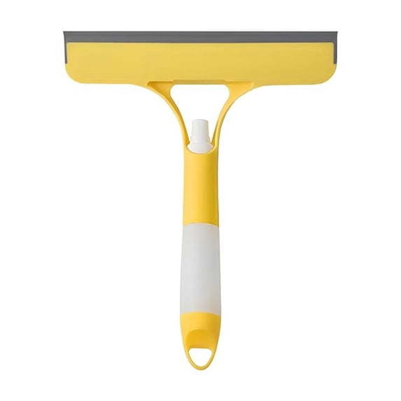 3-in-1 Spray Window Squeegee – Built-In Spray Bottle Glass Cleaner, Squeegee & Scrubber for Car, Home, or Kitchen, Easy Streak-Free Cleaning Christmas Gift