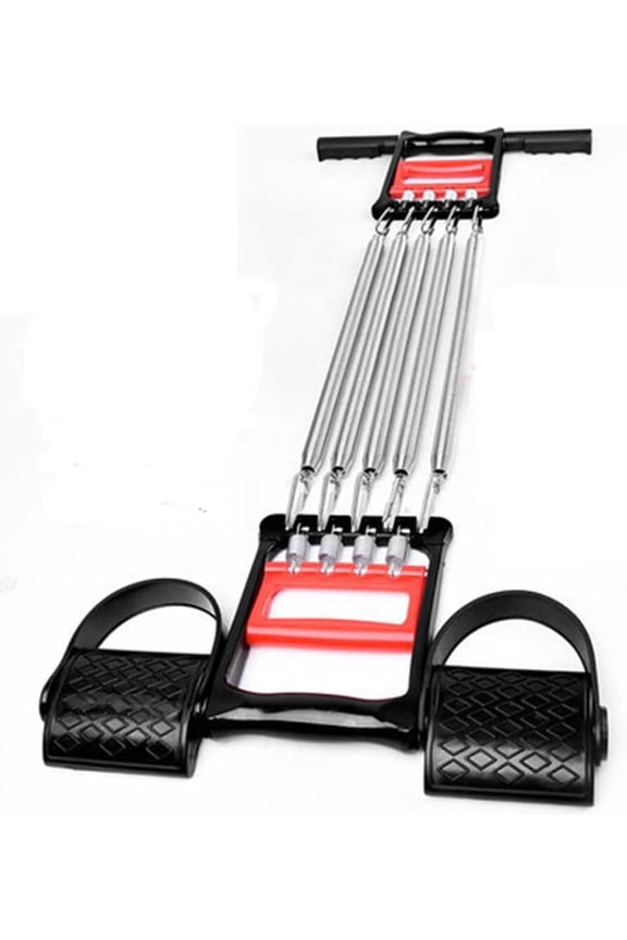 3-in-1 Spring Chest Expander, Chest Workout Equipment with 5 Springs, Freely Disassembled for Muscle Expansion, Arm Strength Training