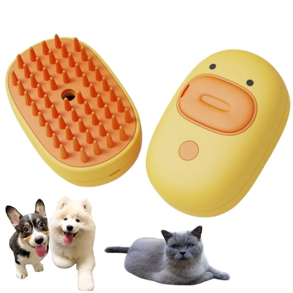 3-in-1 Steamy Spritz Defur Comb and Shedding Brush for Cats and Dogs - Cloud Care