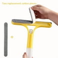 thumbnail image 1 of 3-in-1 Streak-Free Window Glass Cleaner Tool, Multi-Function Wiper Scraper Squeegee, All-in-One Cleaning Tool for Shower Doors, Mirrors, Indoor Windows and All Glass Surfaces, 1 of 10