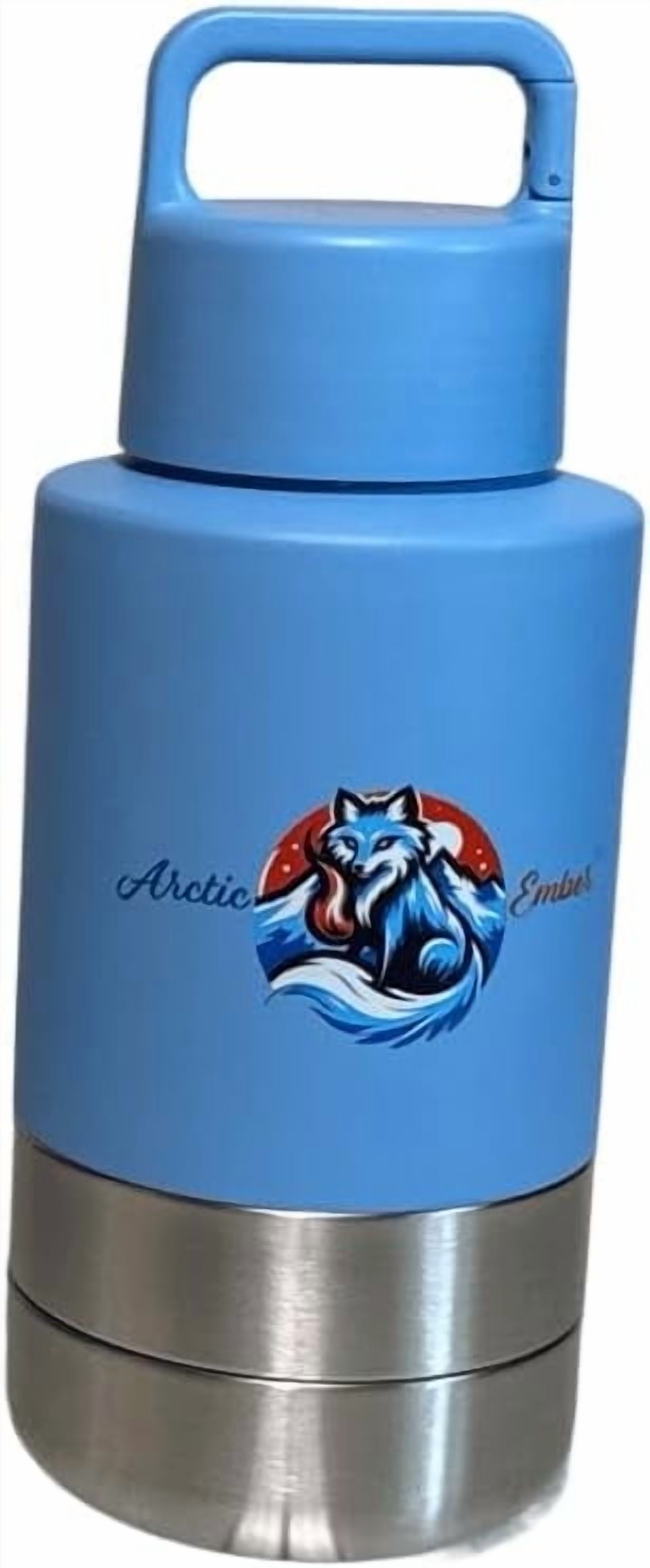 3 in 1 Style 34oz Stainless Steel Pet Bowls and Feeders 34 oz Travel Dog Cat Water Bottle