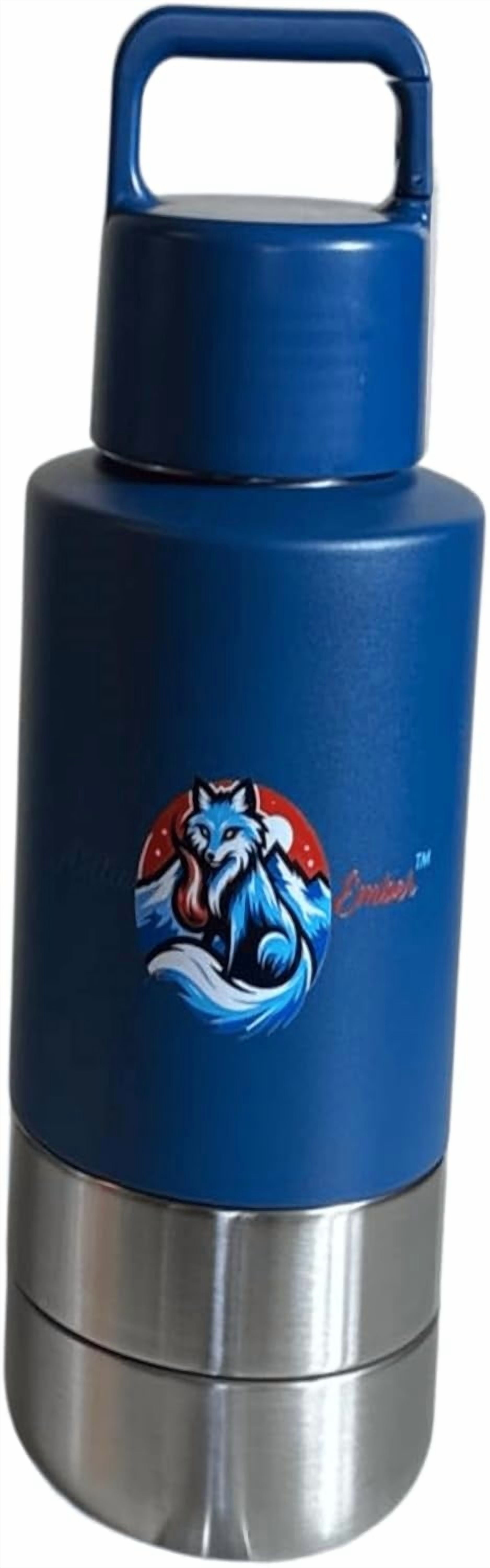 Arctic Ember™ 3-in-1 34oz Stainless Steel Travel Pet Water Bottle and Feeder for Dogs and Cats