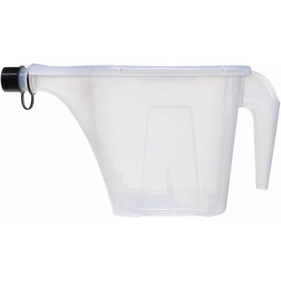 3-in-1 Super Tote Seed Holder – 5 lb Stackable Container with Tapered Pour Spout and Easy Grip Handle, Portable Dispenser for Backyard Wildlife