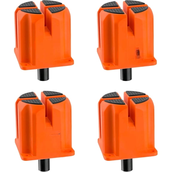3-in-1 Support Block, Cabinet Master Parallel Clamp Accessory, Woodworking Bench Dog, Riser Block, Anti-Slip Pad, Clamp Spacer for Assembly and Leveling, 4-Pack