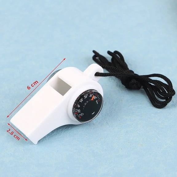 3-in-1 Survival Whistle Compass for Sports and Outdoor Activities Camping and Hiking Whistle